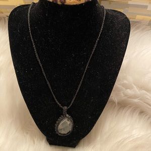 Macrame Acrylic Stone Necklaces